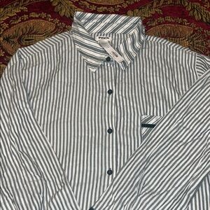 PINK Victoria's Secret Striped Sleep shirt
